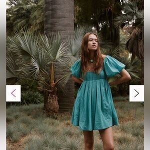 Free People Marina Mini dress in Neptune color. Size medium.